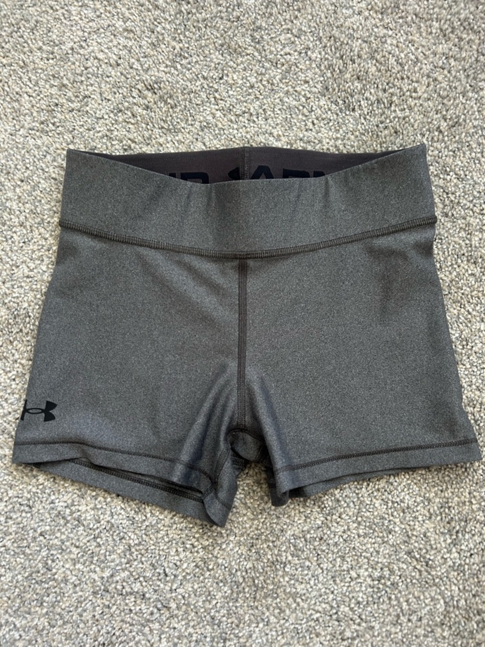 Under Armour Women's Dark Gray Performance Bike Shorts
